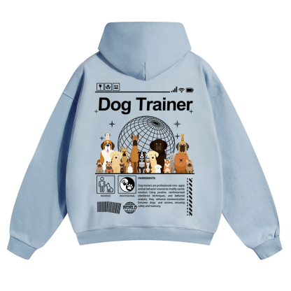 Dog Trainer Unisex Solid Color Hoodie wearishow