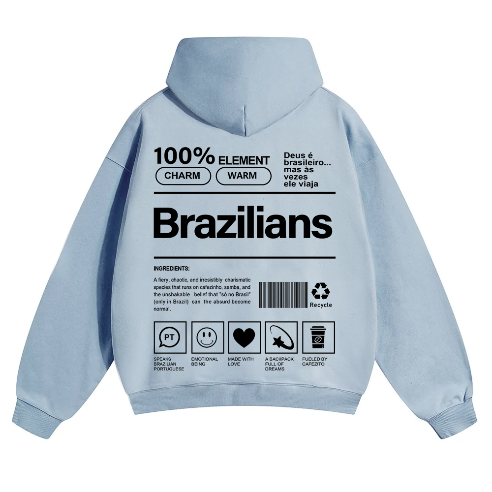Brazilians Unisex Fit Color Hoodie wearishow