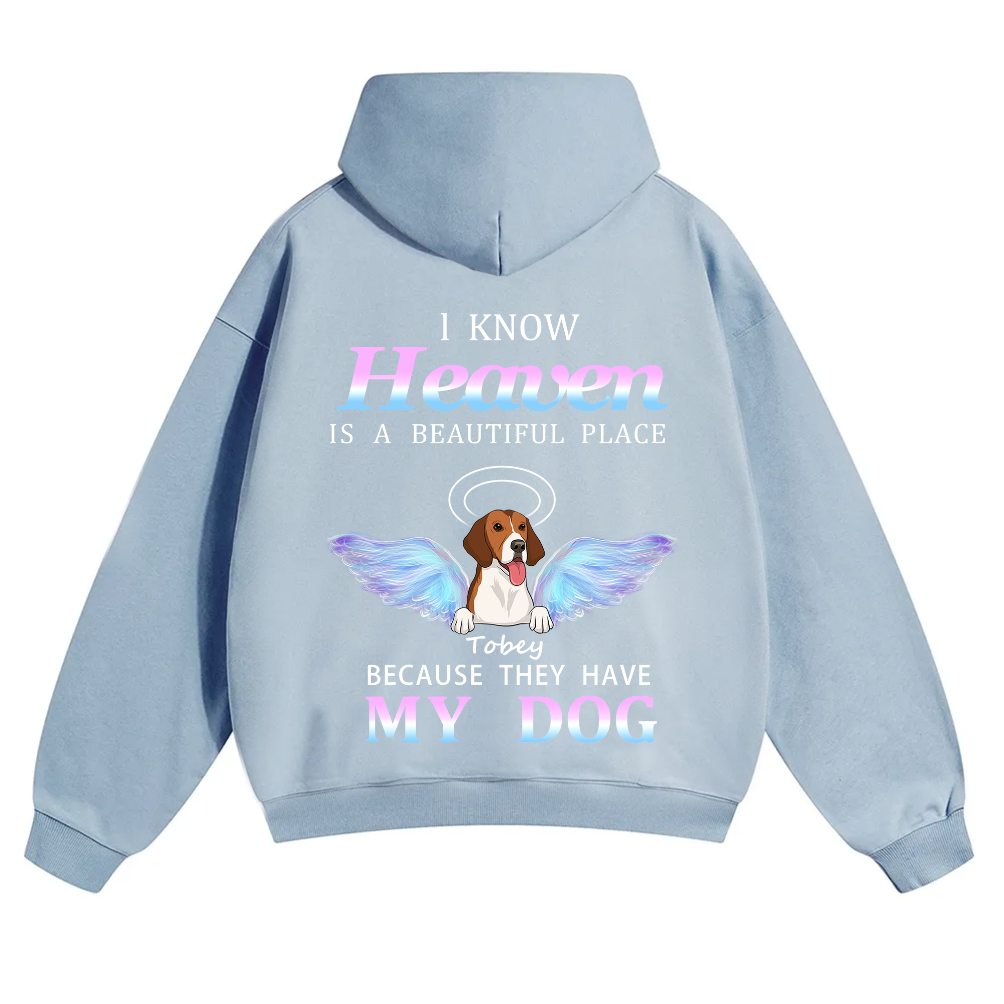 Heaven Is A Beautiful Place - Personalized Custom Unisex Hoodie