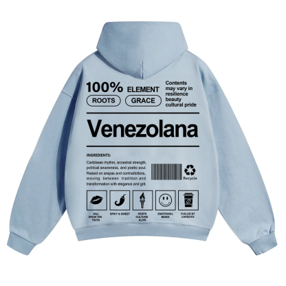 Venezolana Unisex Fit Color Hoodie wearishow