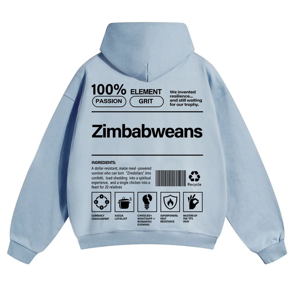 Zimbabweans Unisex Fit Color Hoodie wearishow