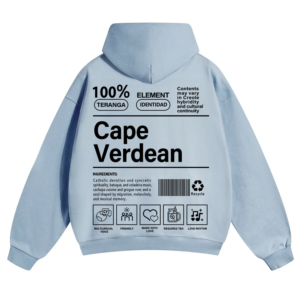 Cape Verdean Unisex Fit Color Hoodie wearishow