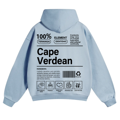 Cape Verdean Unisex Fit Color Hoodie wearishow