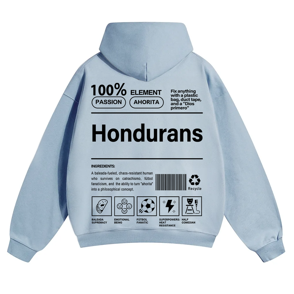 Hondurans Unisex Fit Color Hoodie wearishow