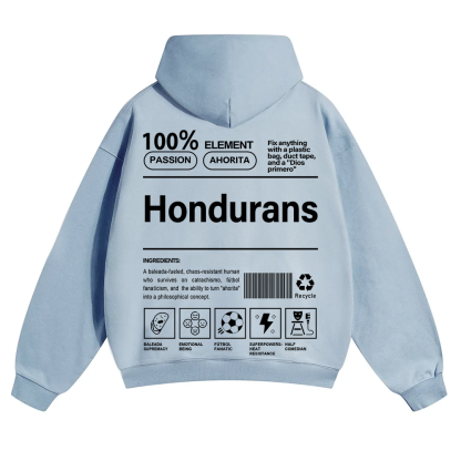 Hondurans Unisex Fit Color Hoodie wearishow