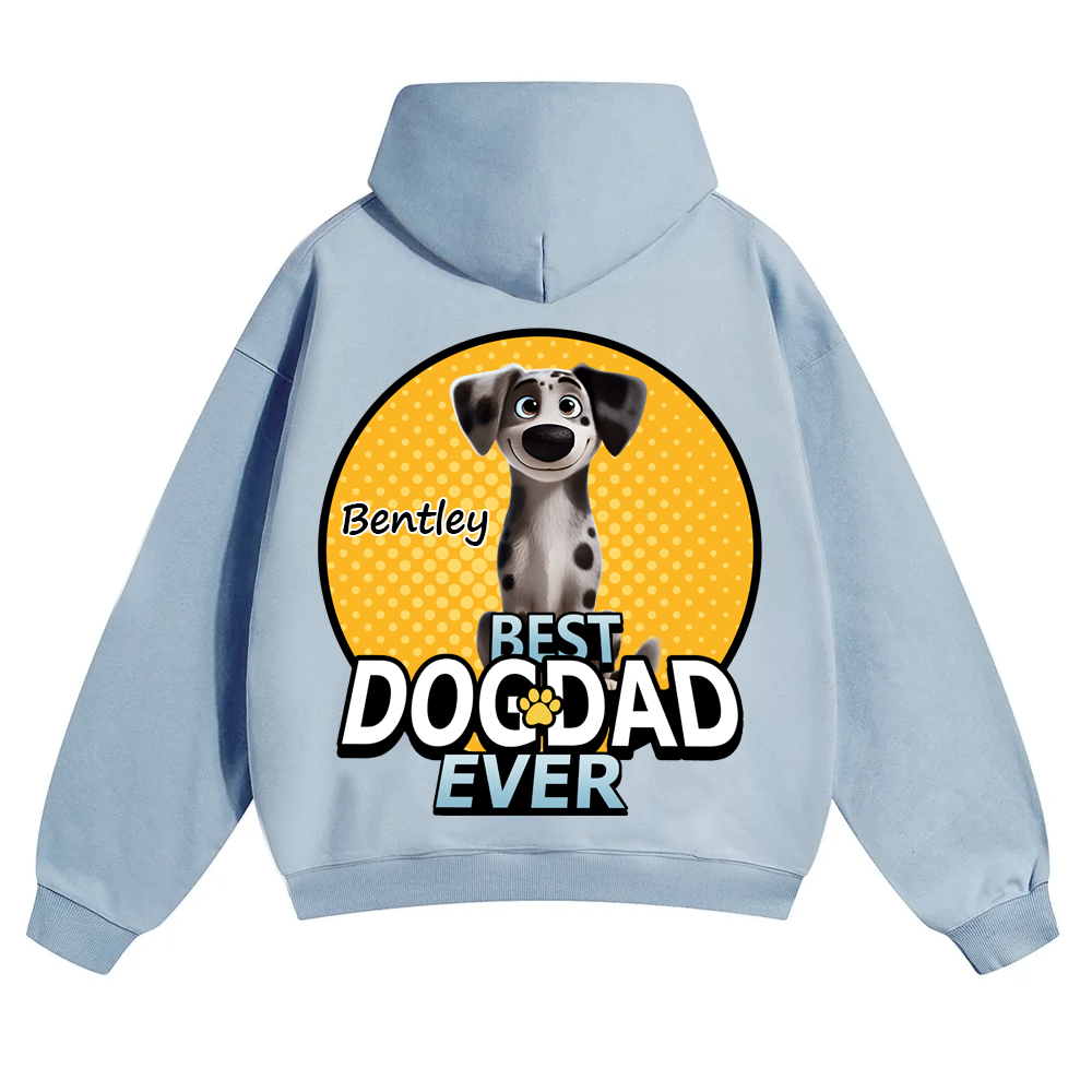 Best Dog Mom For Furry Kid - Personalized Custom Unisex Soild Color Hoodies wearishow