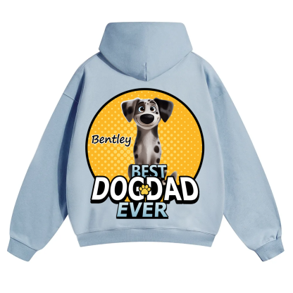Best Dog Mom For Furry Kid - Personalized Custom Unisex Soild Color Hoodies wearishow