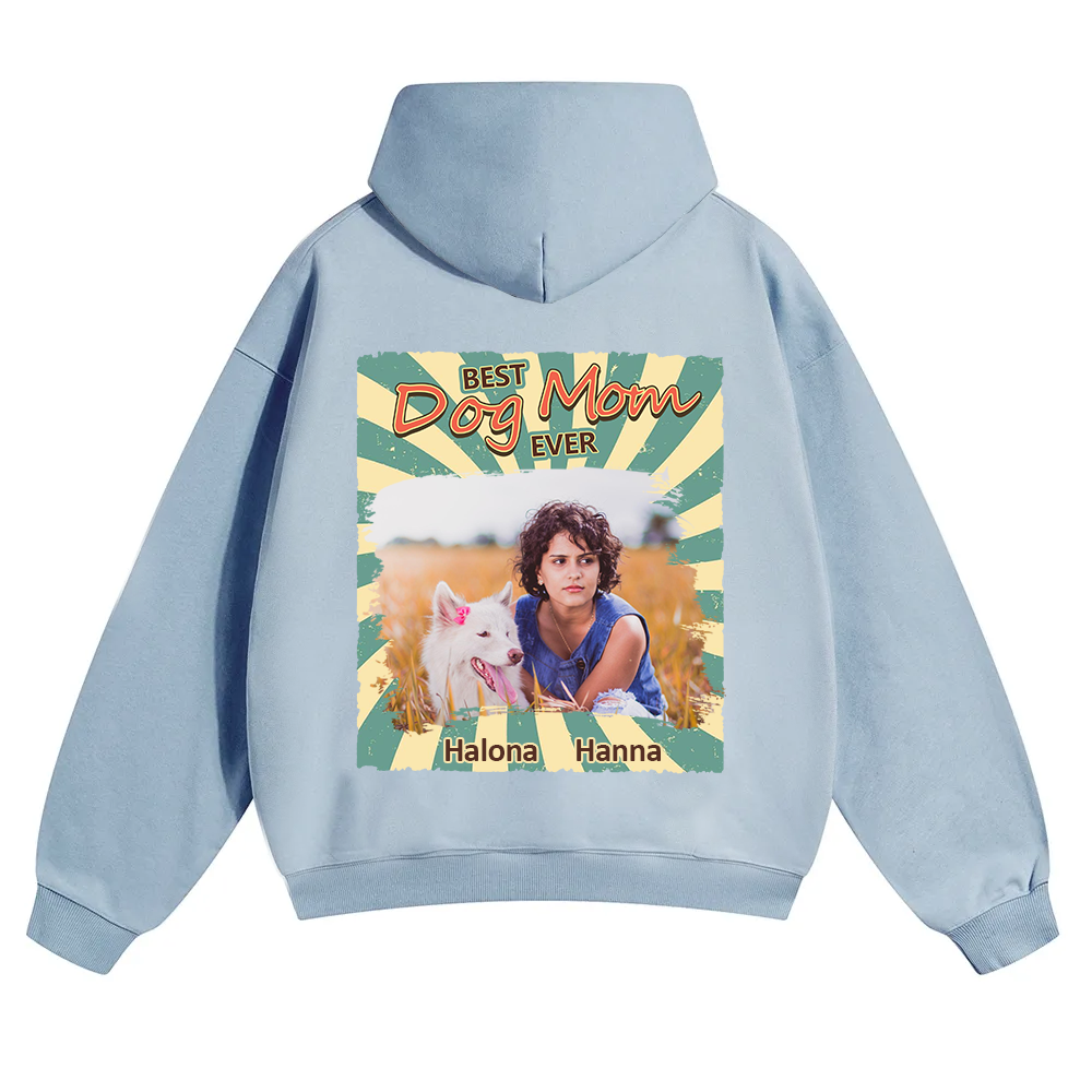 Retro Funny Dog Shirt Photo - Personalized Custom Unisex Soild Color Hoodies wearishow
