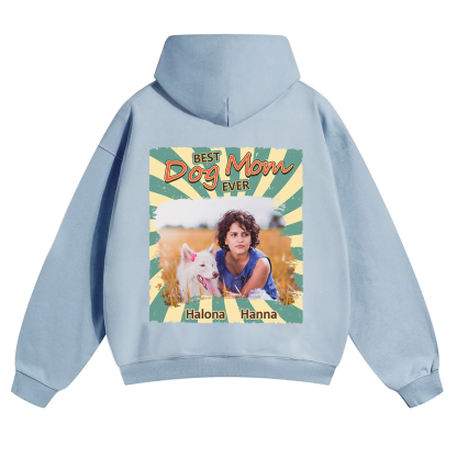 Retro Funny Dog Shirt Photo - Personalized Custom Unisex Soild Color Hoodies wearishow