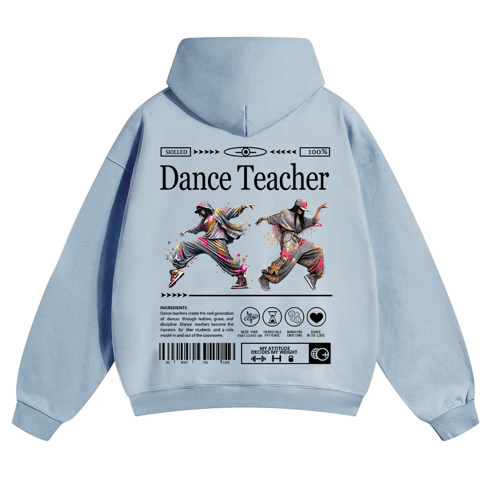 Dance Teacher Unisex Solid Color Hoodie wearishow