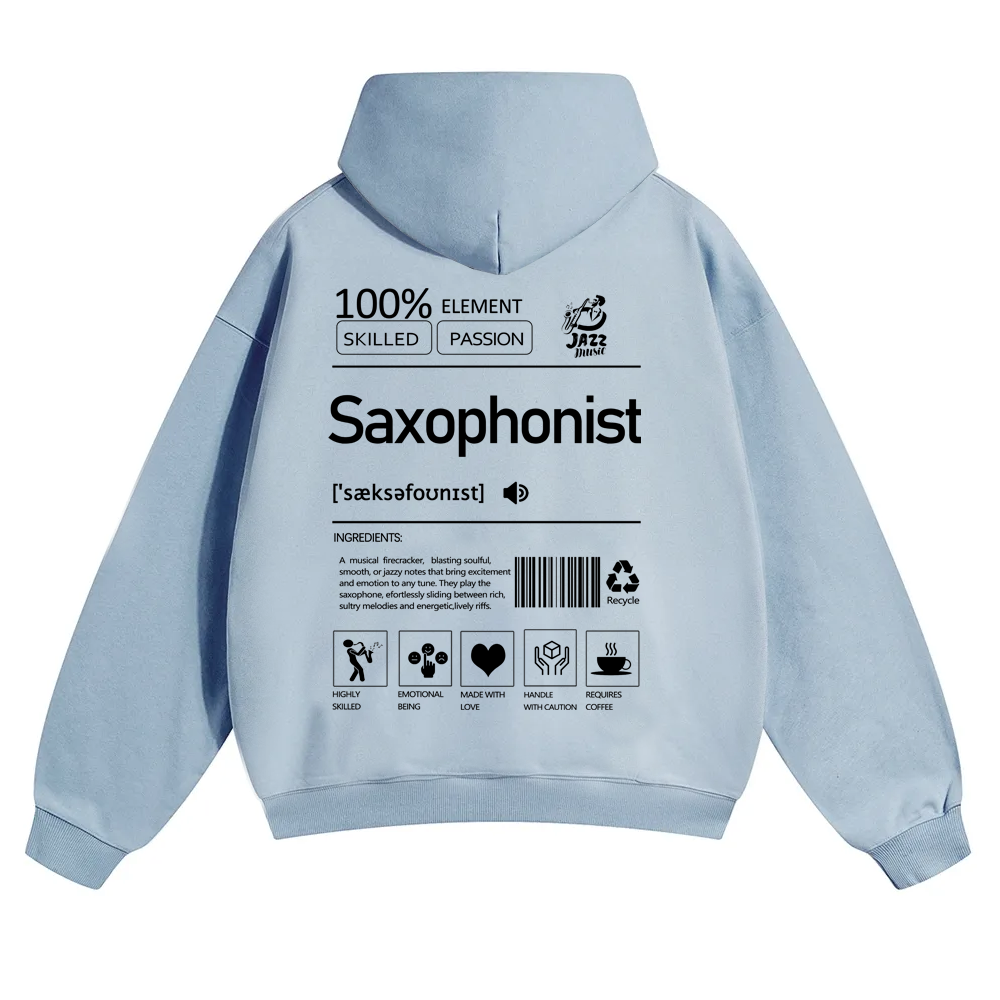 Saxophonist Unisex  Hoodie wearishow