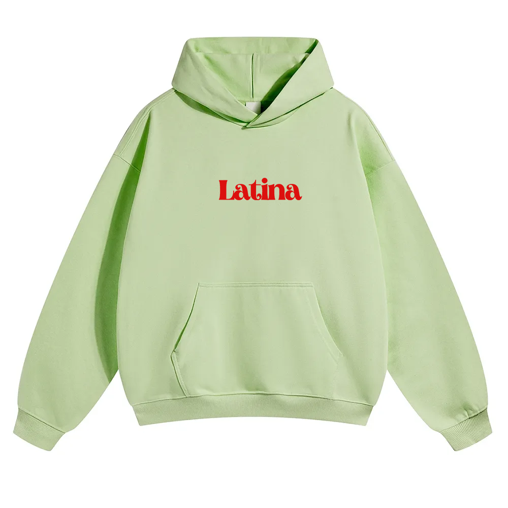 Latina Unisex Fit Color Hoodie wearishow