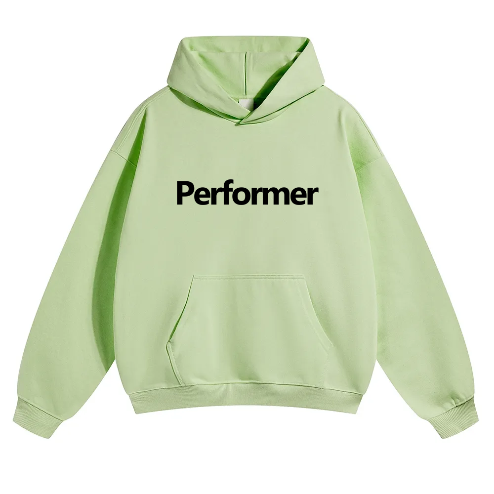 Performer Unisex Solid Color Hoodie wearishow