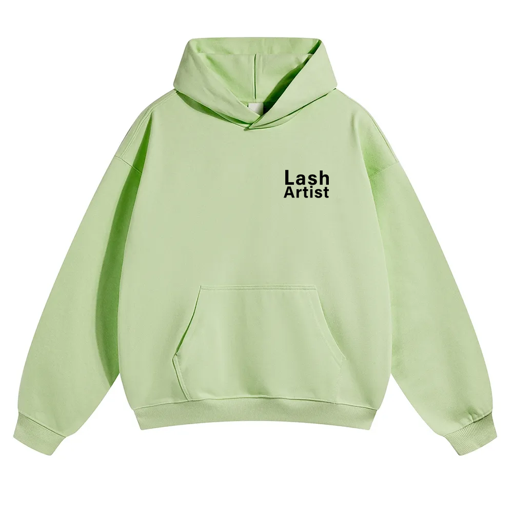 Lash Artist Unisex Solid Color Hoodie wearishow