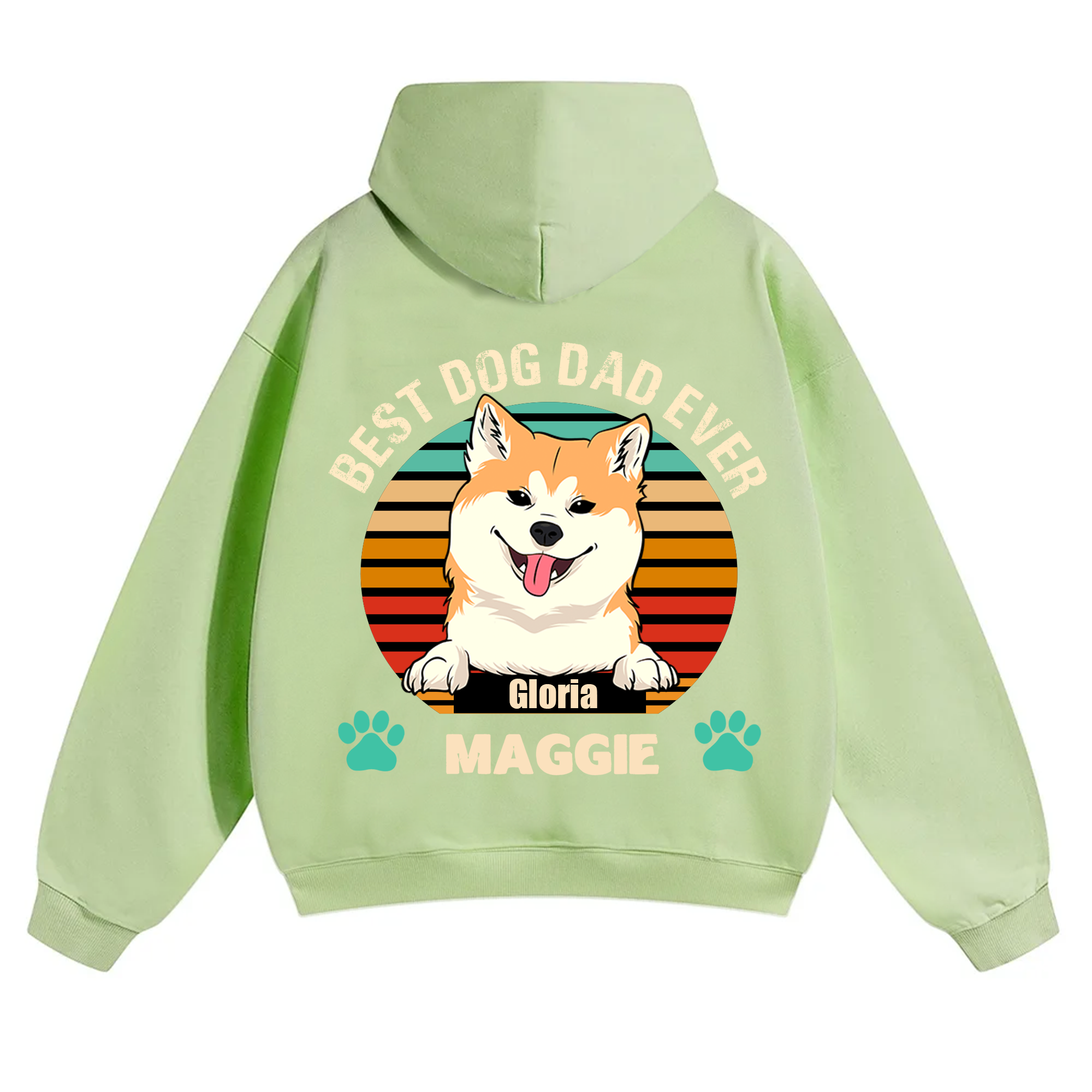 Best Dog Mom and Dad Ever - Personalized Custom Unisex Hoodie