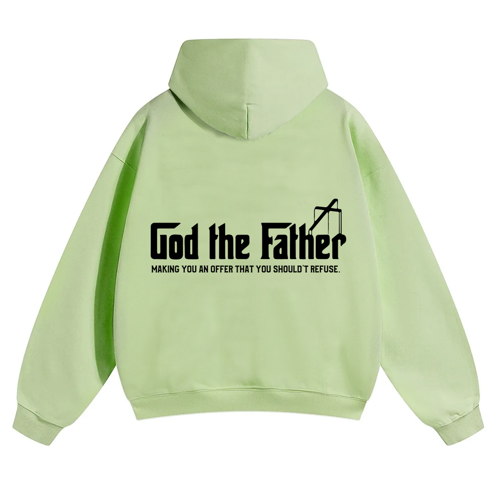 God The Father Christian Unisex Solid Color Hoodie wearishow