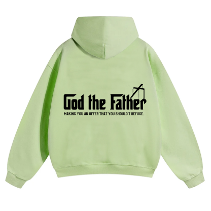 God The Father Christian Unisex Solid Color Hoodie wearishow