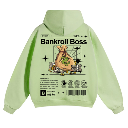 Bankroll Boss Unisex Solid Color Hoodie wearishow