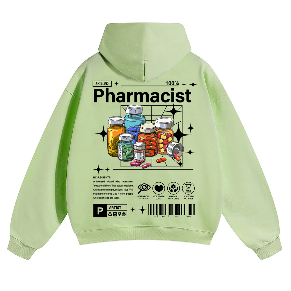 Pharmacist Unisex Solid Color Hoodie wearishow
