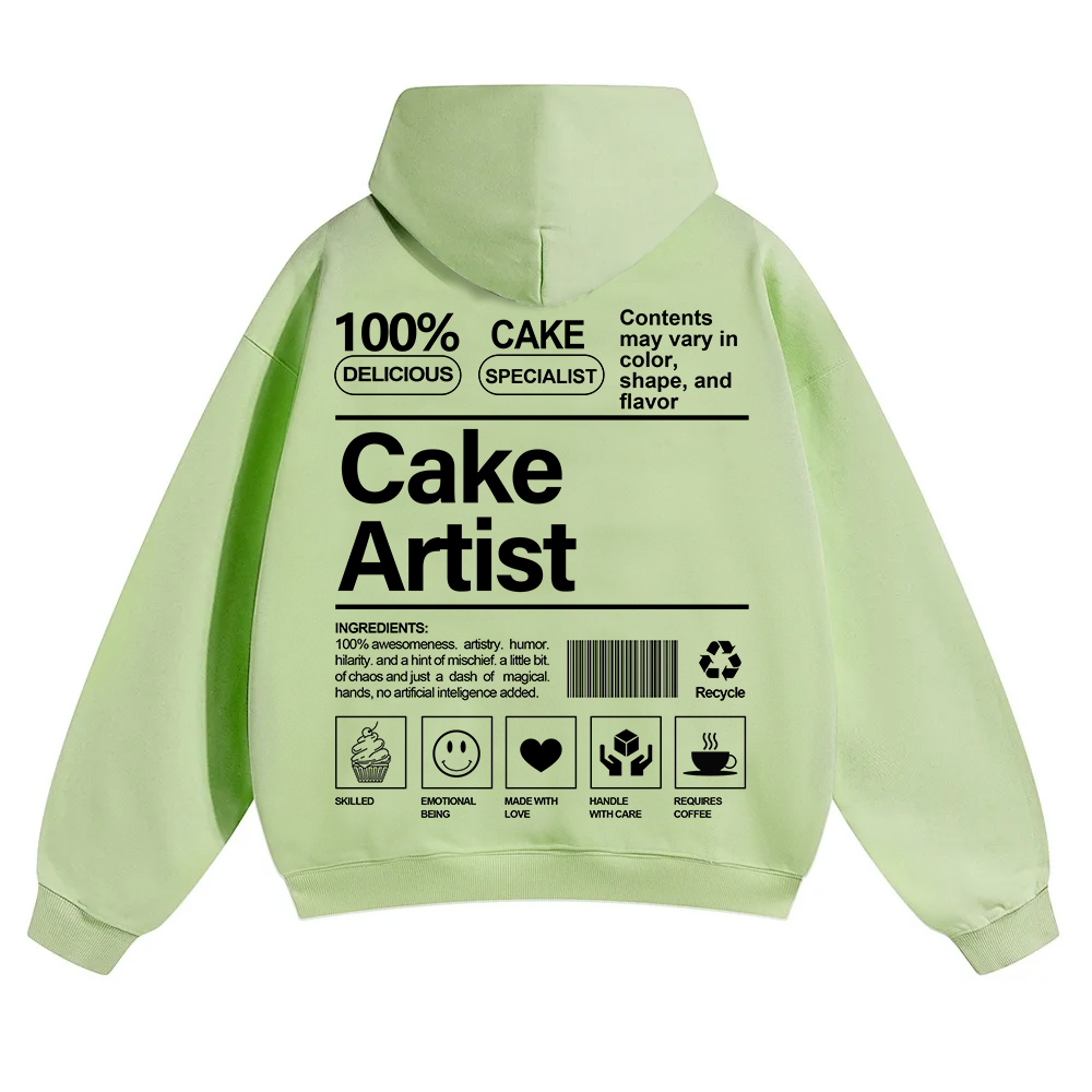 Cake Artist  Unisex Solid Color Hoodie wearishow