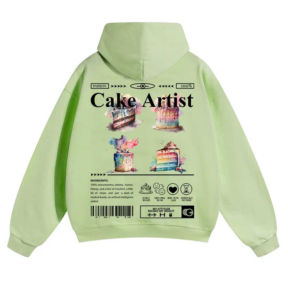 Cake Artist  Unisex Solid Color Hoodie wearishow