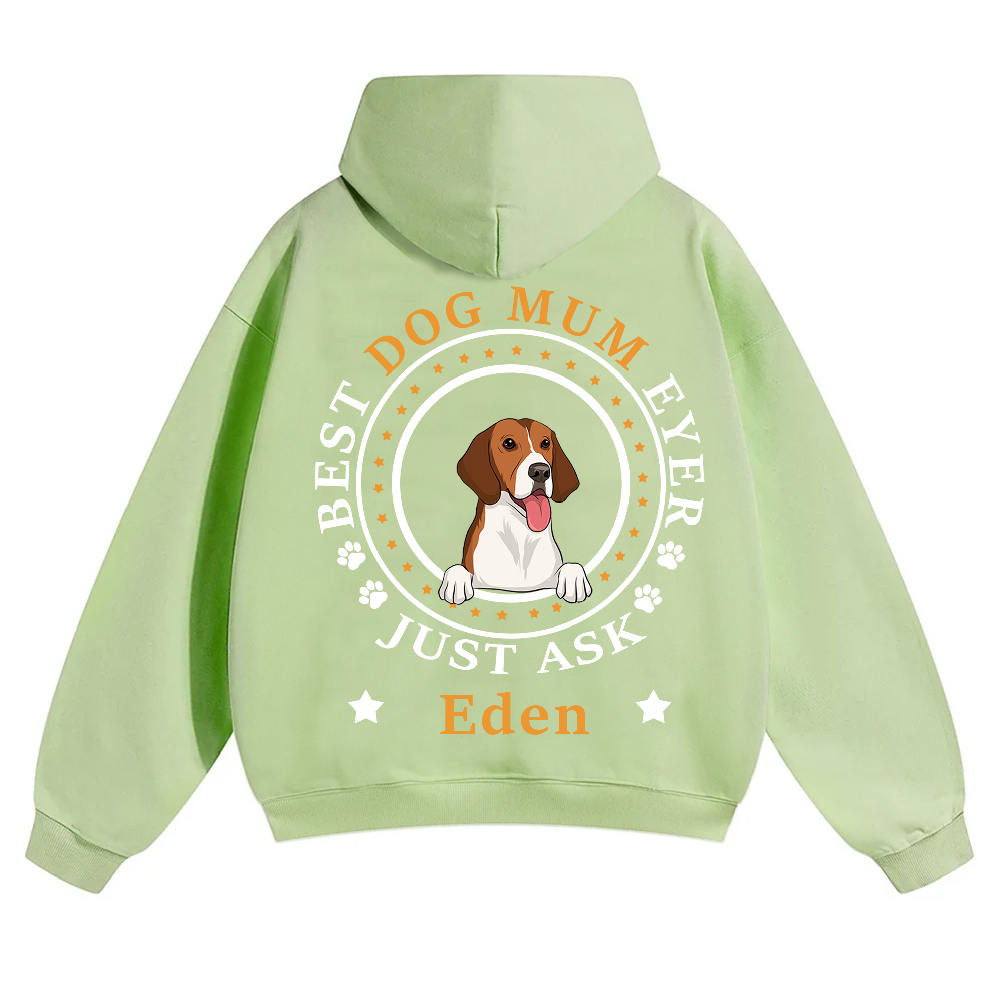 Best Dog Dad/Dog Mum Circle - Personalized Custom Unisex Hoodie