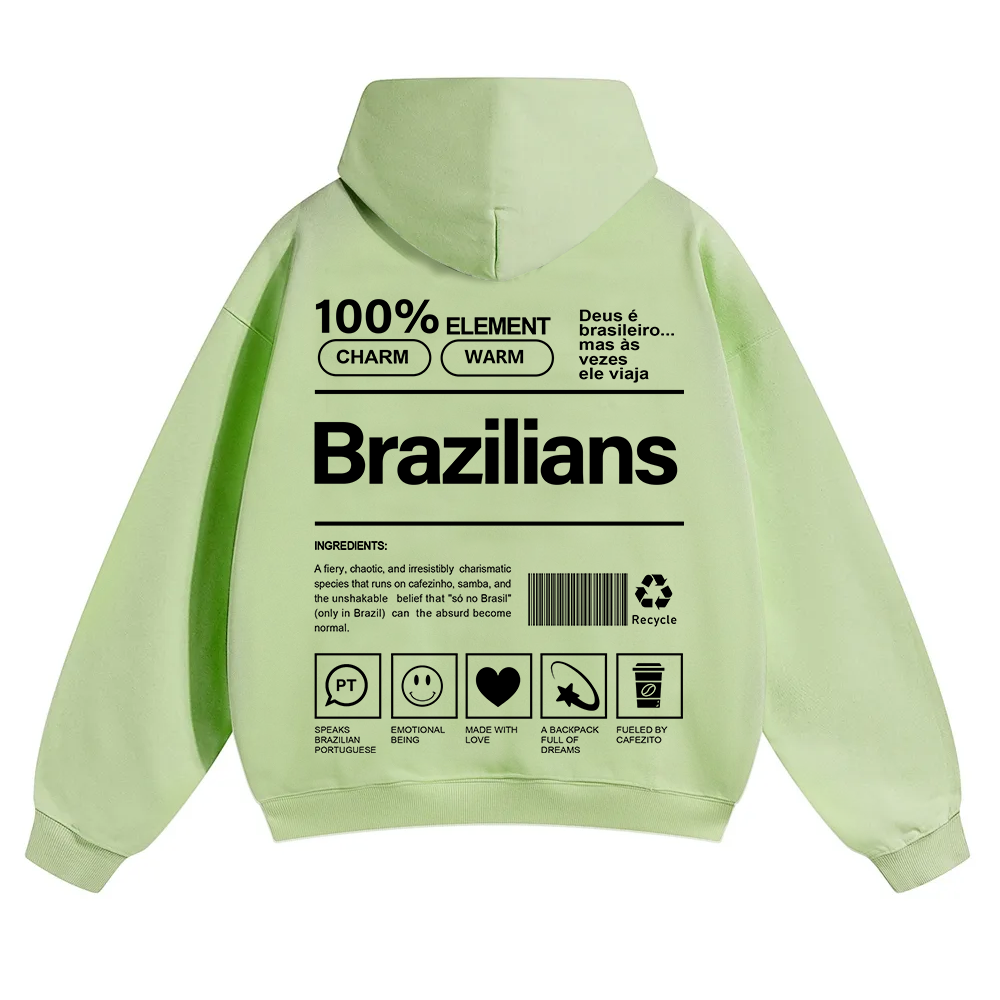 Brazilians Unisex Fit Color Hoodie wearishow