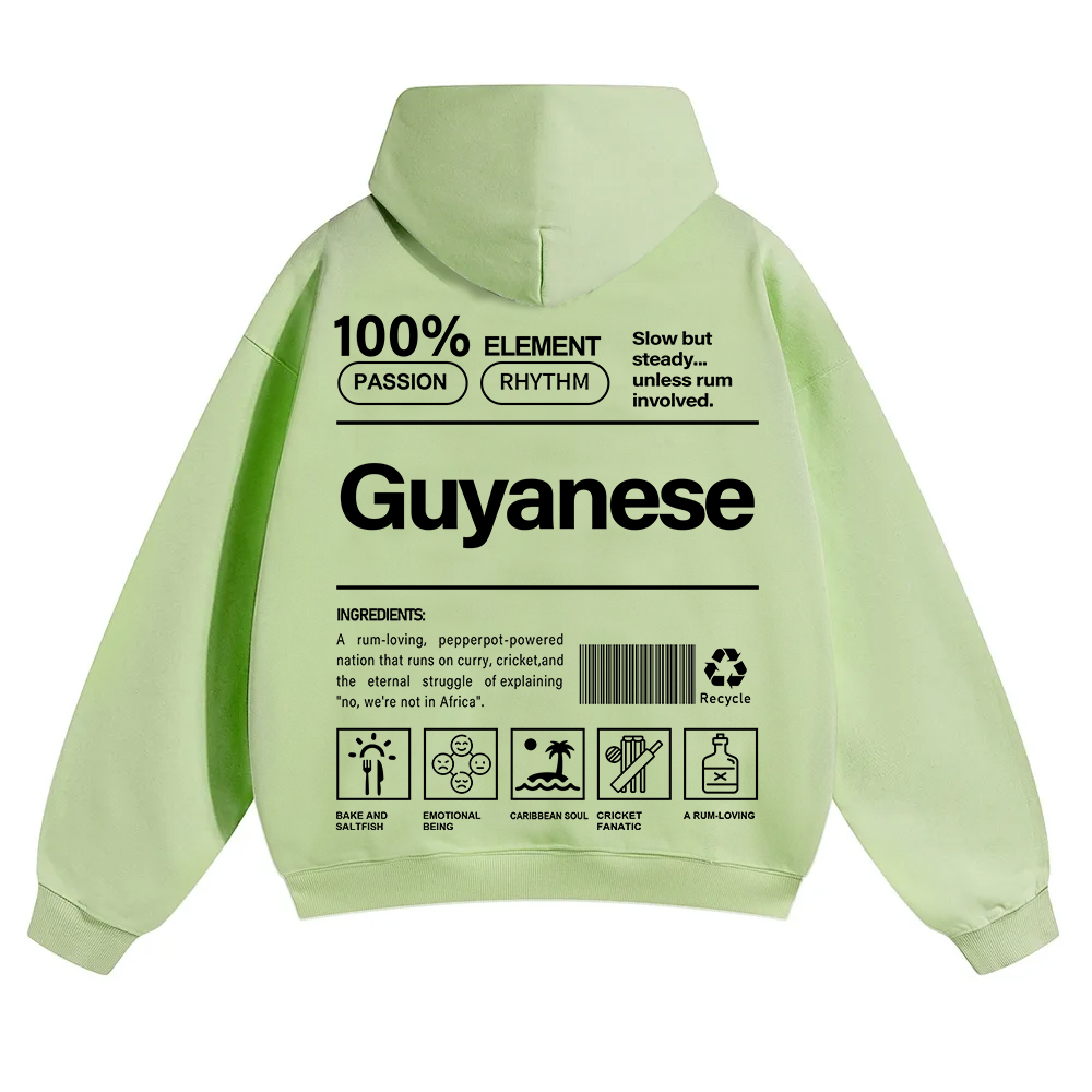Guyanese Unisex Fit Color Hoodie wearishow