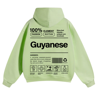 Guyanese Unisex Fit Color Hoodie wearishow