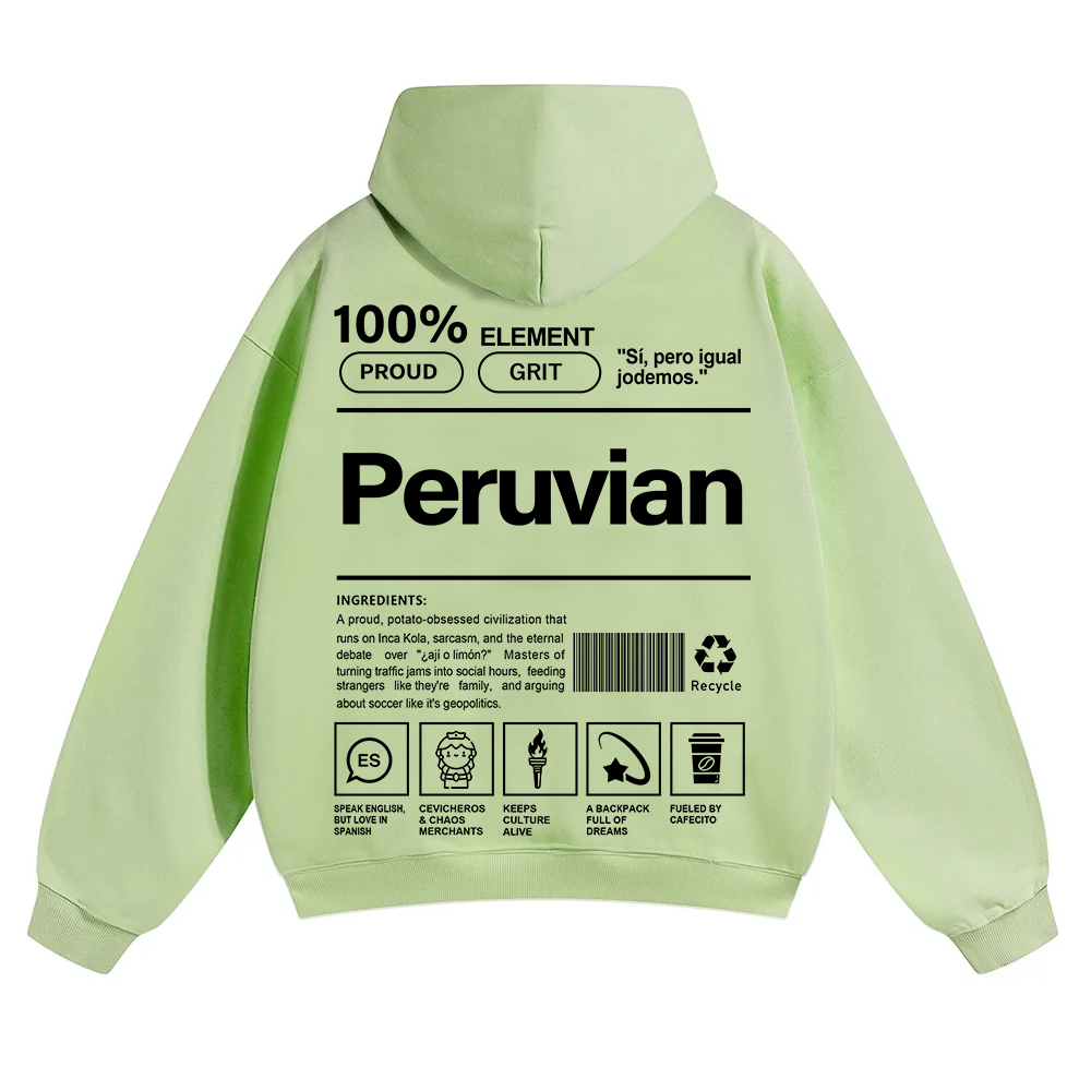 Peruvian Unisex Fit Color Hoodie wearishow