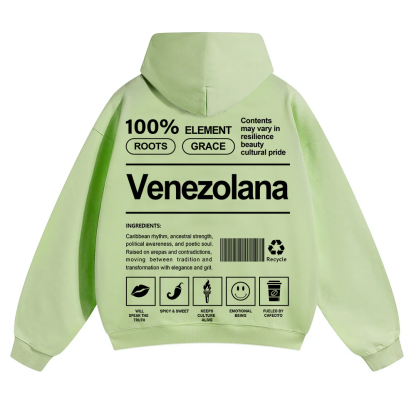 Venezolana Unisex Fit Color Hoodie wearishow