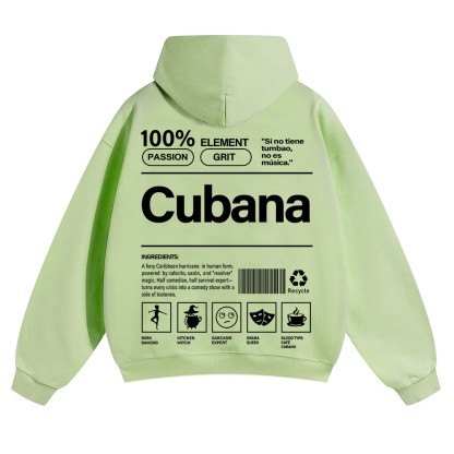 Cubana Unisex Fit Color Hoodie wearishow