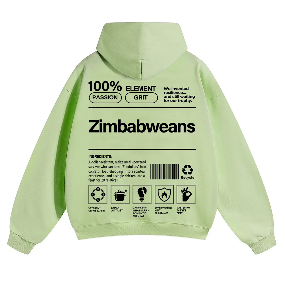 Zimbabweans Unisex Fit Color Hoodie wearishow