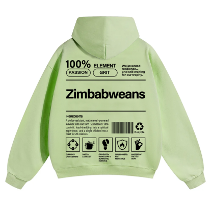 Zimbabweans Unisex Fit Color Hoodie wearishow