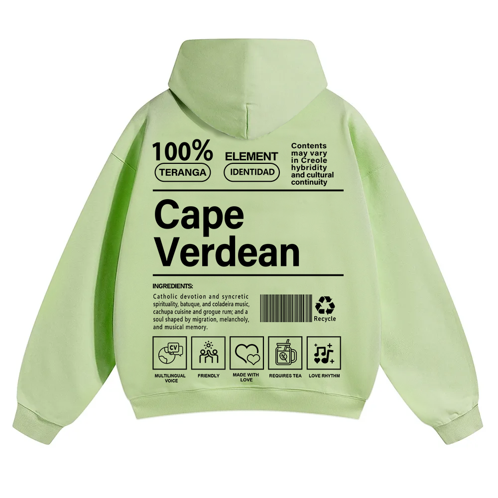 Cape Verdean Unisex Fit Color Hoodie wearishow