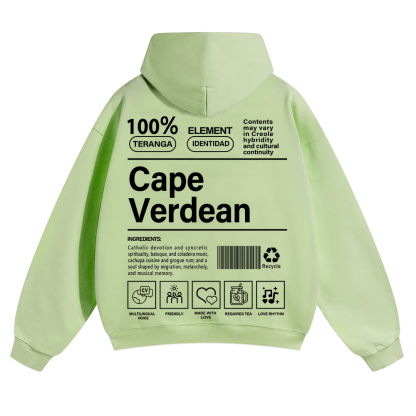 Cape Verdean Unisex Fit Color Hoodie wearishow