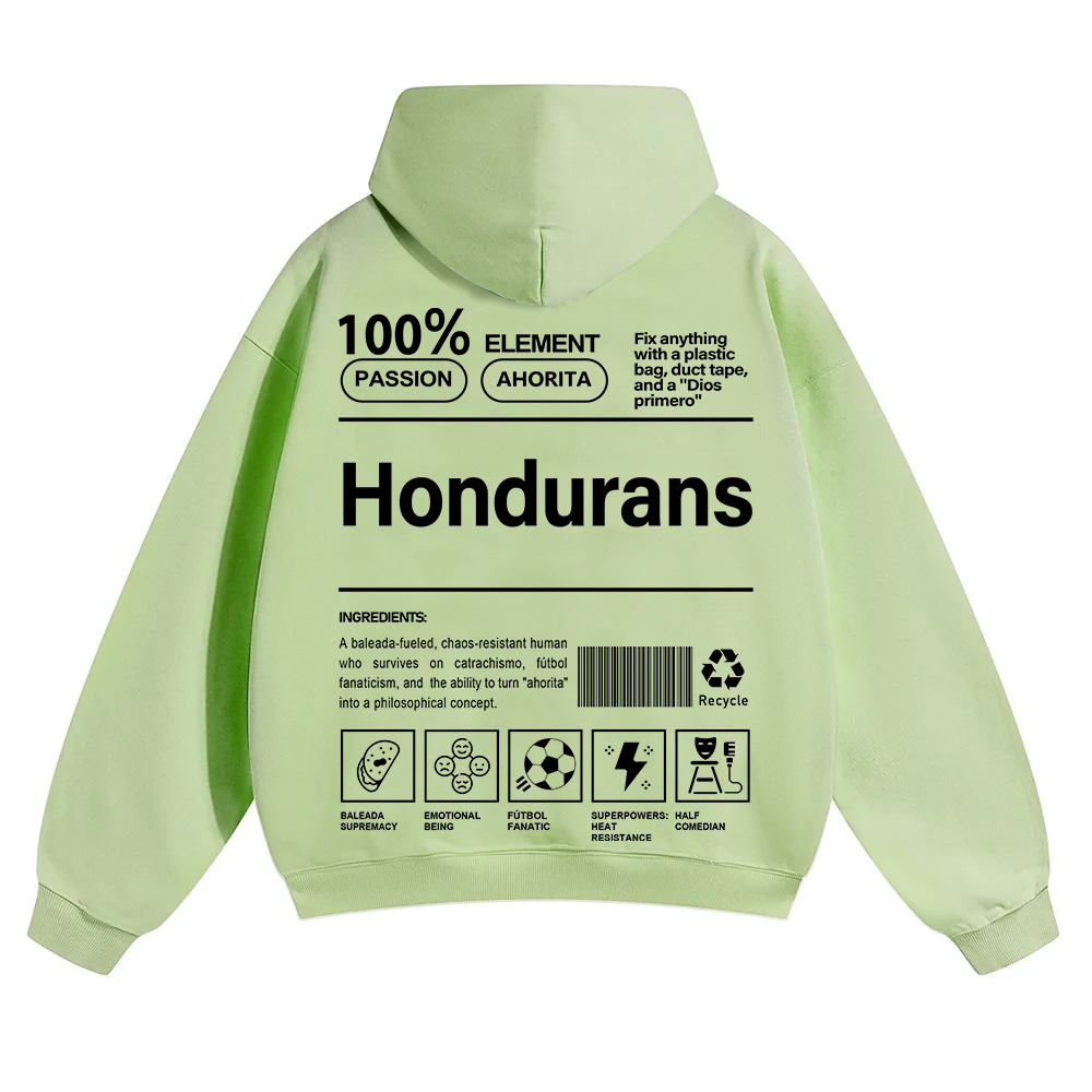 Hondurans Unisex Fit Color Hoodie wearishow
