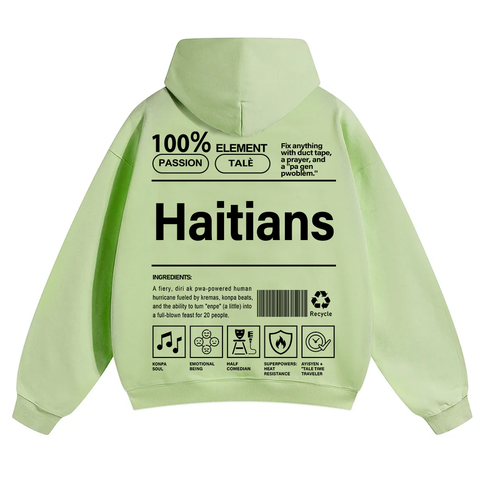 Haitians Unisex Fit Color Hoodie wearishow