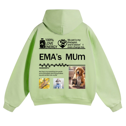 Pet Photo Creative Customized Unisex Hoodie