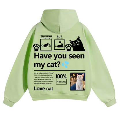 Cat Trick Customized Unisex Solid Color Hoodie wearishow