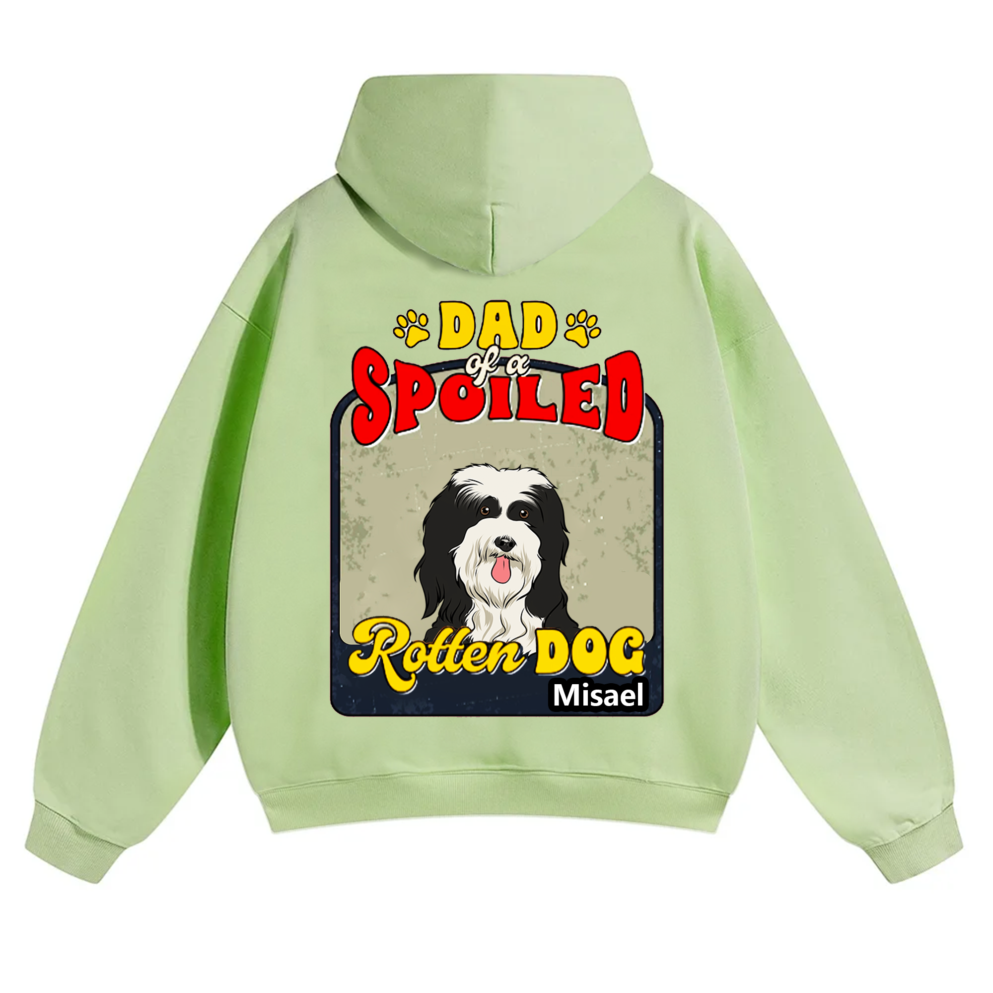Spoiled Rotten Dog Named - Personalized Custom Unisex Hoodie