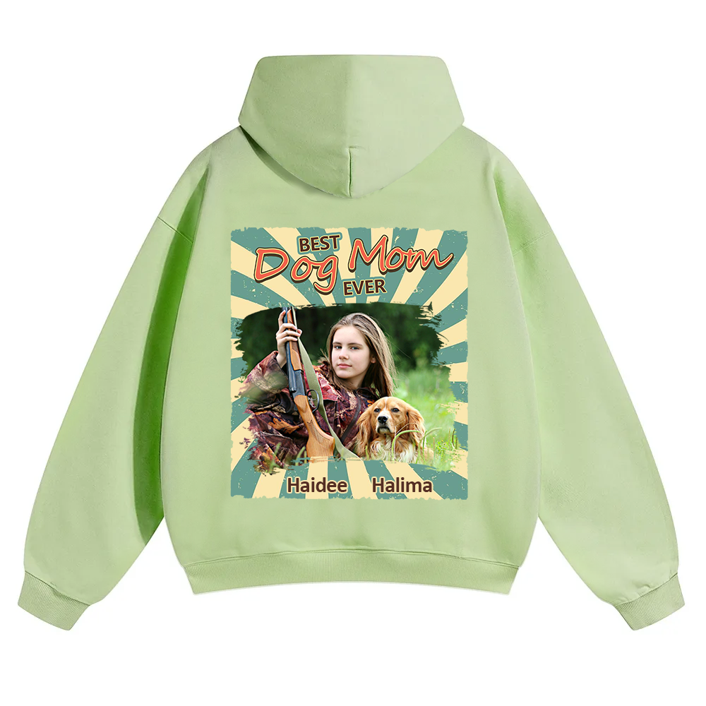 Retro Funny Dog Shirt Photo - Personalized Custom Unisex Soild Color Hoodies wearishow