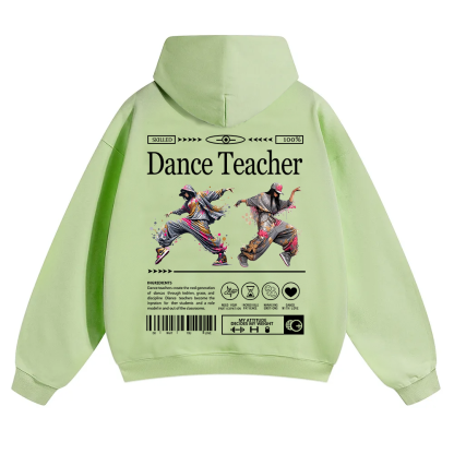 Dance Teacher Unisex Solid Color Hoodie wearishow
