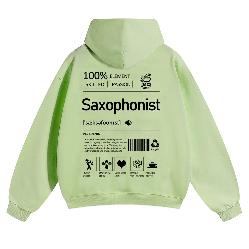 Saxophonist Unisex  Hoodie wearishow
