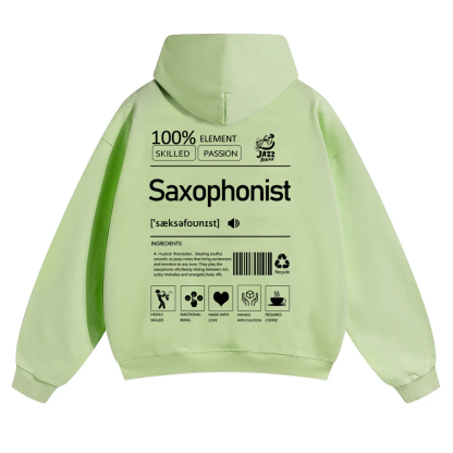Saxophonist Unisex  Hoodie wearishow
