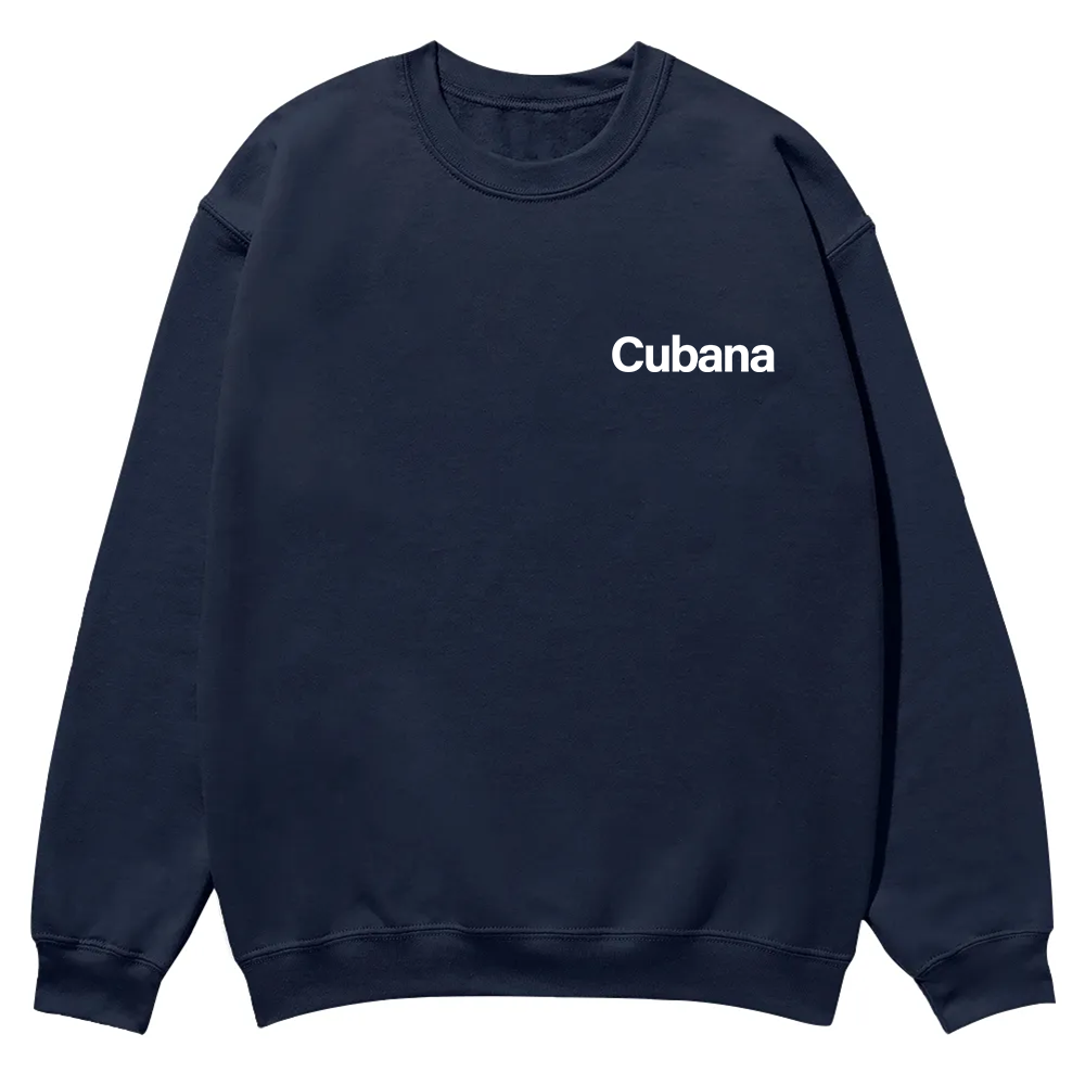 Cubana Unisex Fit  Casual Crewneck Sweatshirt wearishow
