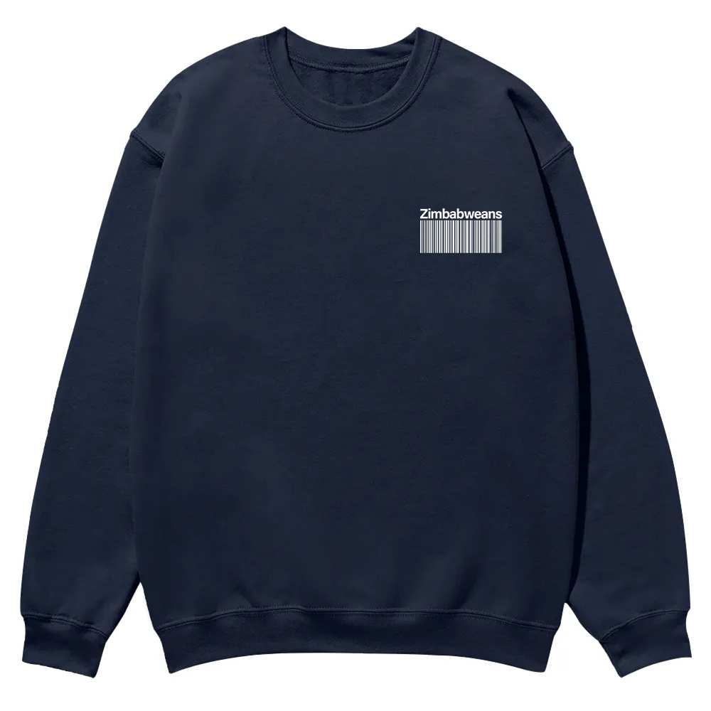 Zimbabweans Unisex Fit  Casual Crewneck Sweatshirt wearishow