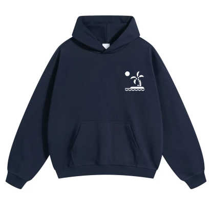 Caribbean Unisex Fit Color Hoodie wearishow