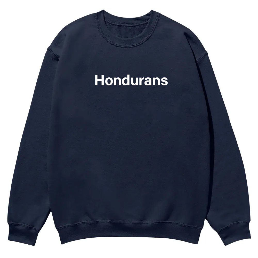 Hondurans Unisex Fit  Casual Crewneck Sweatshirt wearishow