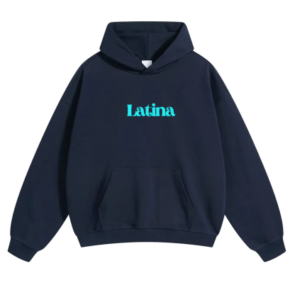 Latina Unisex Fit Color Hoodie wearishow